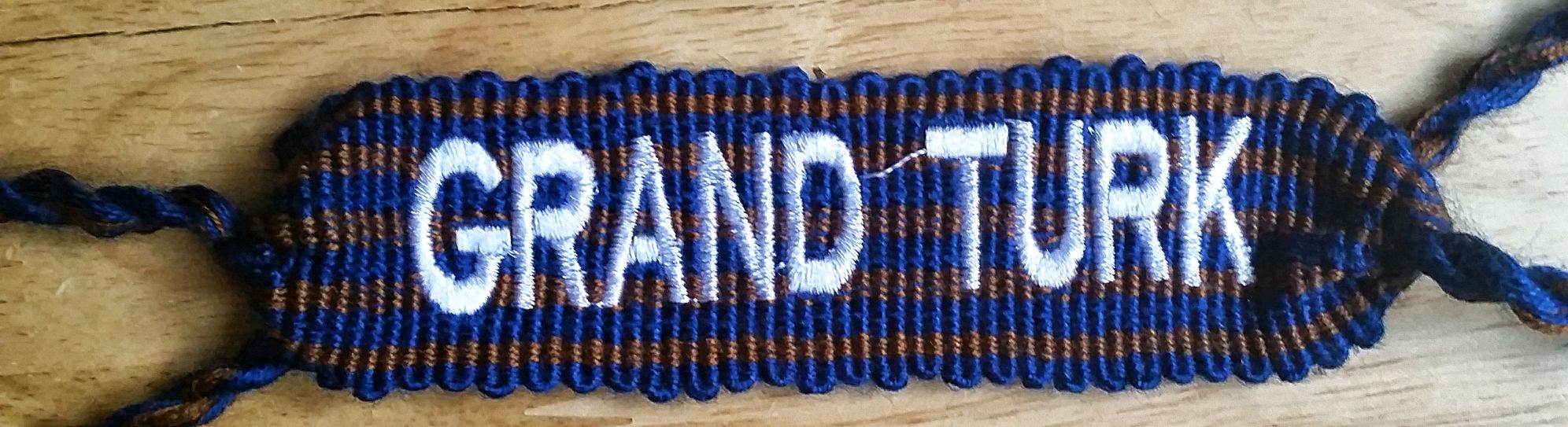 Custom Letters Machine Embroidered Cotton Friendship Bracelet Wide custom manufacturing